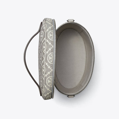 Tory Burch T Monogram Soft Vanity Case Gray