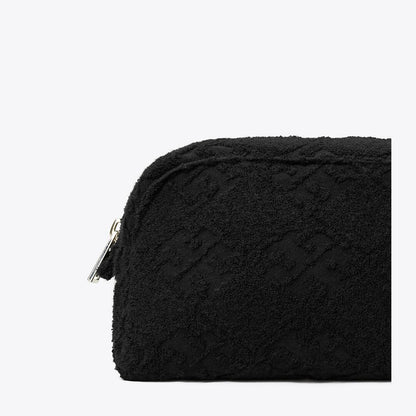 Tory Burch T Monogram Terry Pouch Black