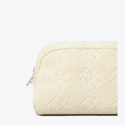 Tory Burch T Monogram Terry Pouch Pearl