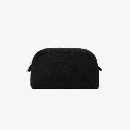 Tory Burch T Monogram Terry Pouch Black