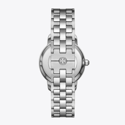 Tory Burch T Monogram Watch BLUE/SILVER