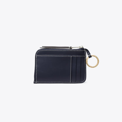 Tory Burch T Monogram Zip Card Case Tory Navy