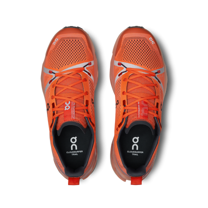 On Cloudsurfer Trail Flame Dustrose