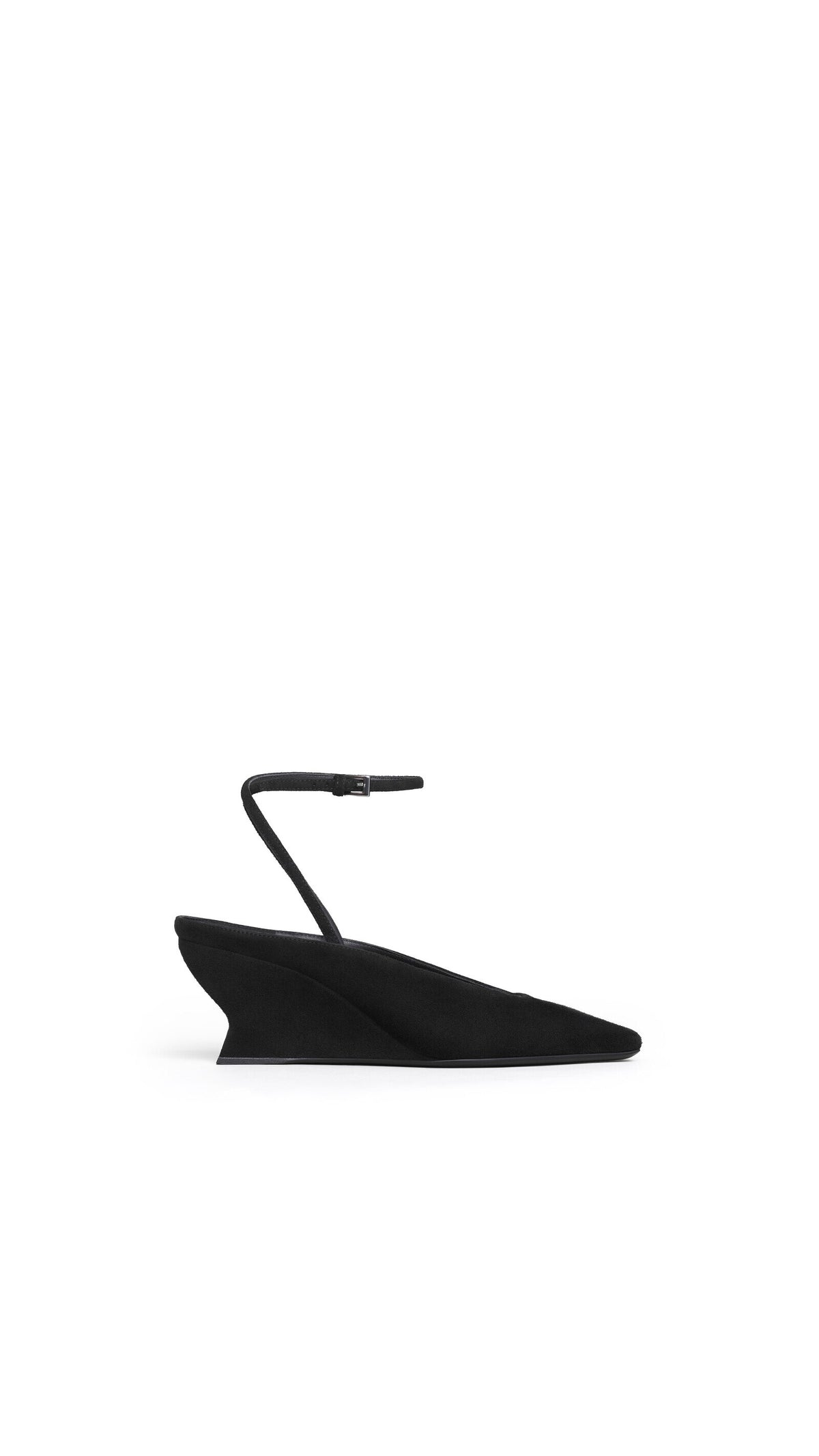 Alaïa Wave Wedge Pumps In Suede