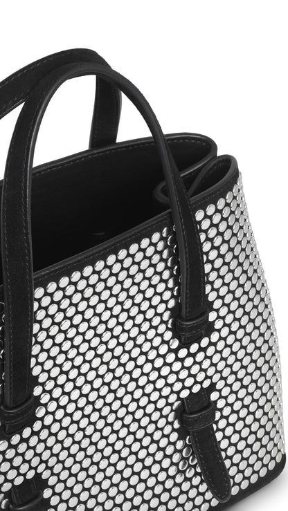 Alaïa Mina 20 Bag In Suede With Studs