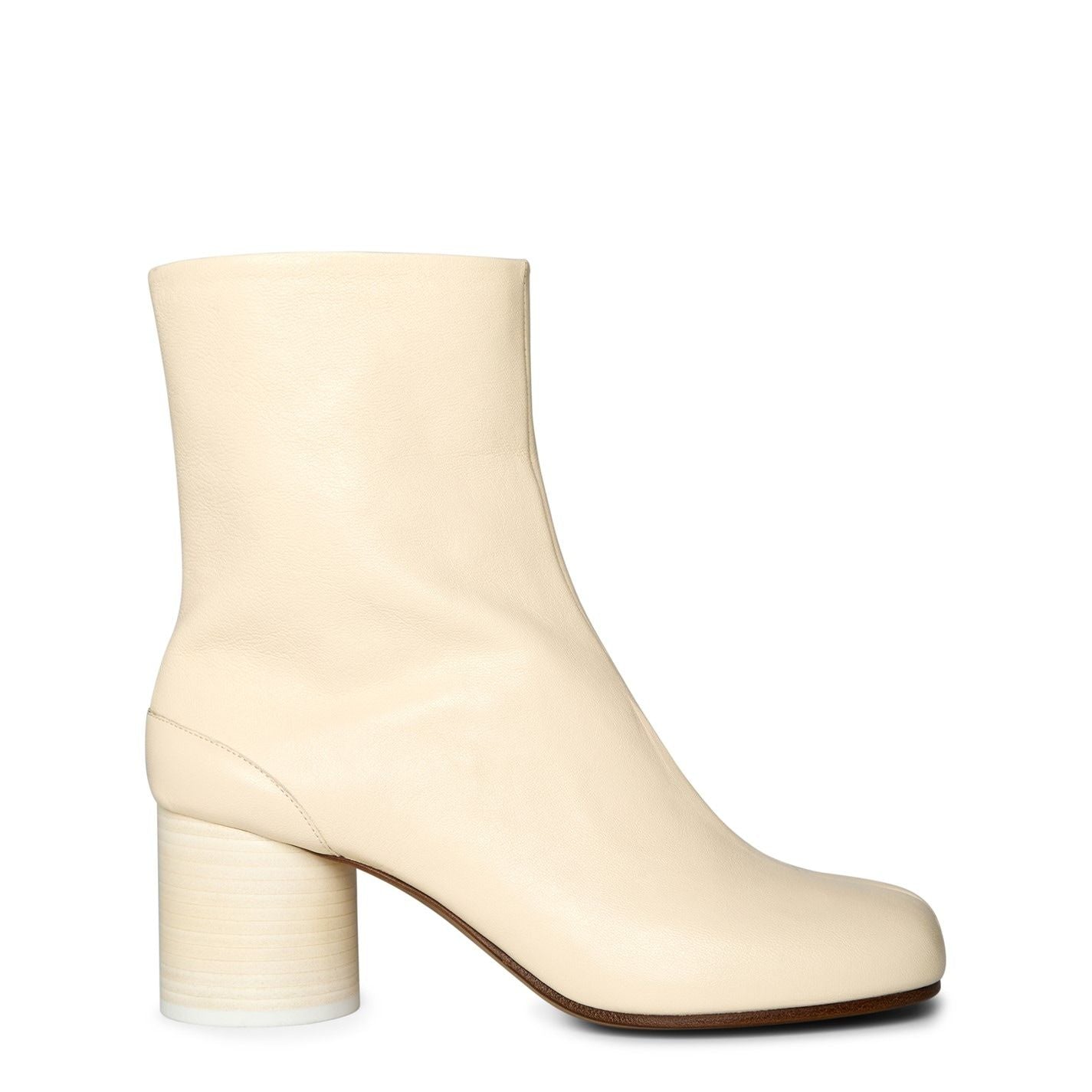  Tabi Ankle Boots 60mm White
