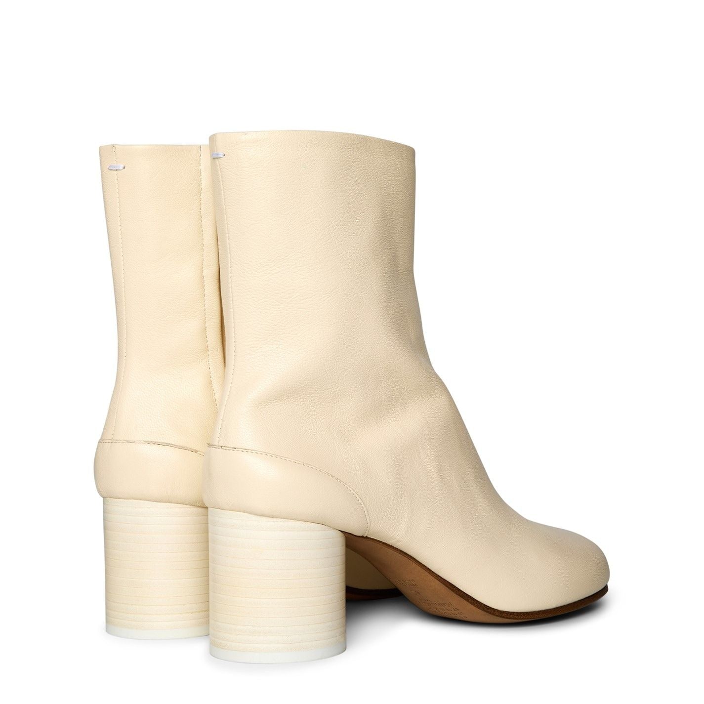  Tabi Ankle Boots 60mm White