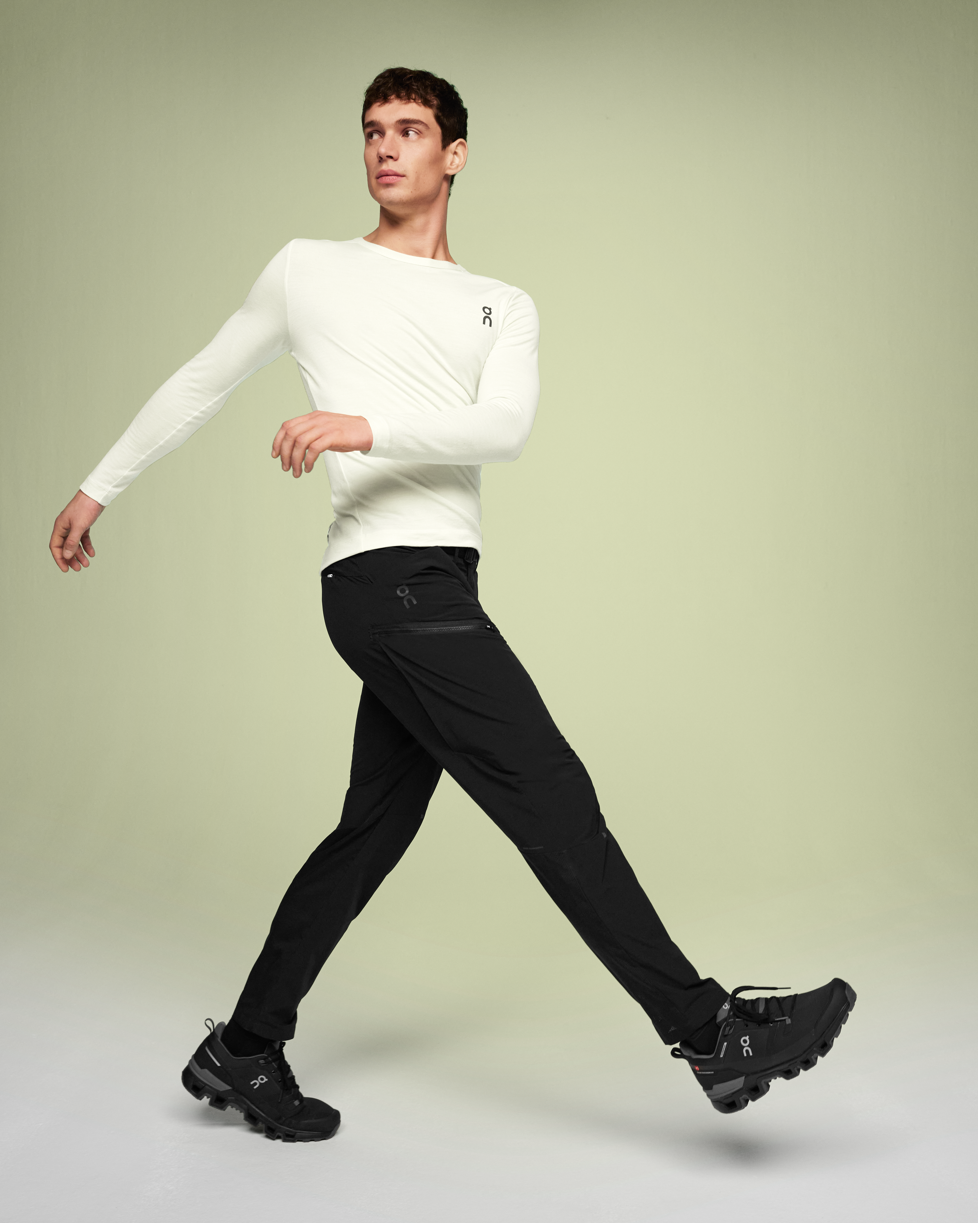 on trek pants Black