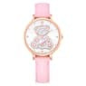 Swarovski Teddy Watch Swiss Made Leather Strap Pink Rose Gold-Tone Finish SW5739838