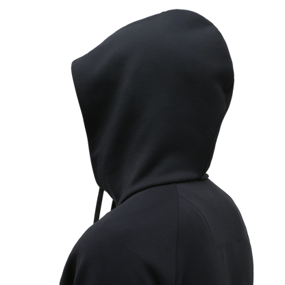 On Zipped Hoodie Black
