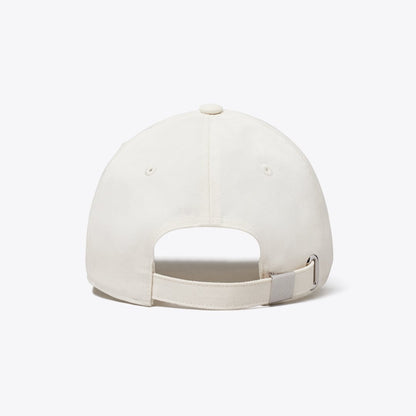 Tory Burch The Explorers Club Baseball Cap Ivory Pearl