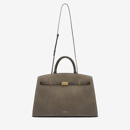 DeMellier The Hudson deep olive suede & deep olive smooth