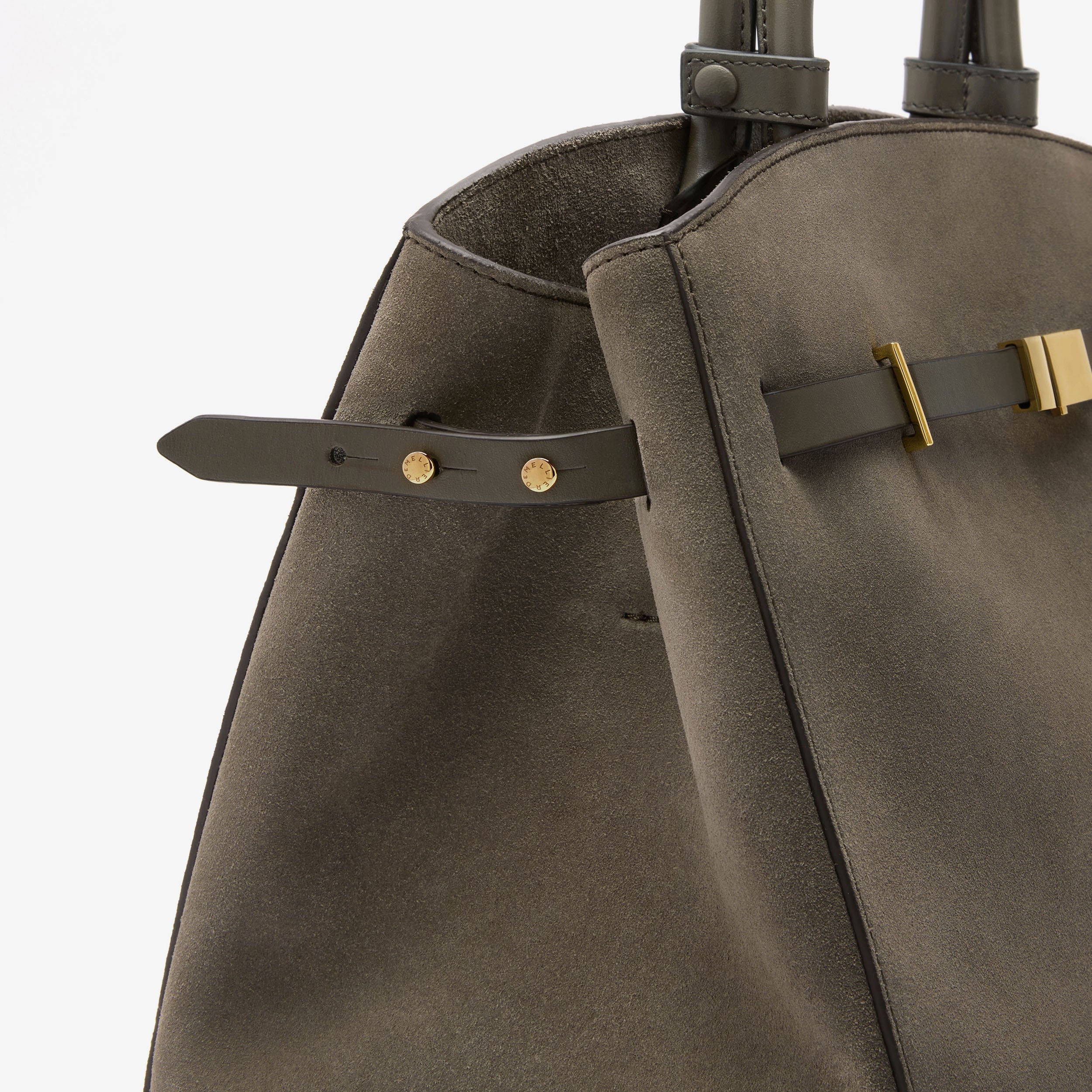 DeMellier The Hudson deep olive suede & deep olive smooth