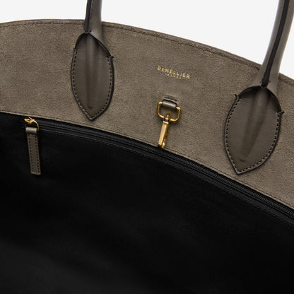 DeMellier The Hudson deep olive suede & deep olive smooth