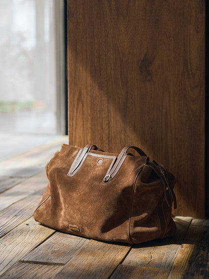 Songmont Medium Yore Duffle Bag Sandal Suede