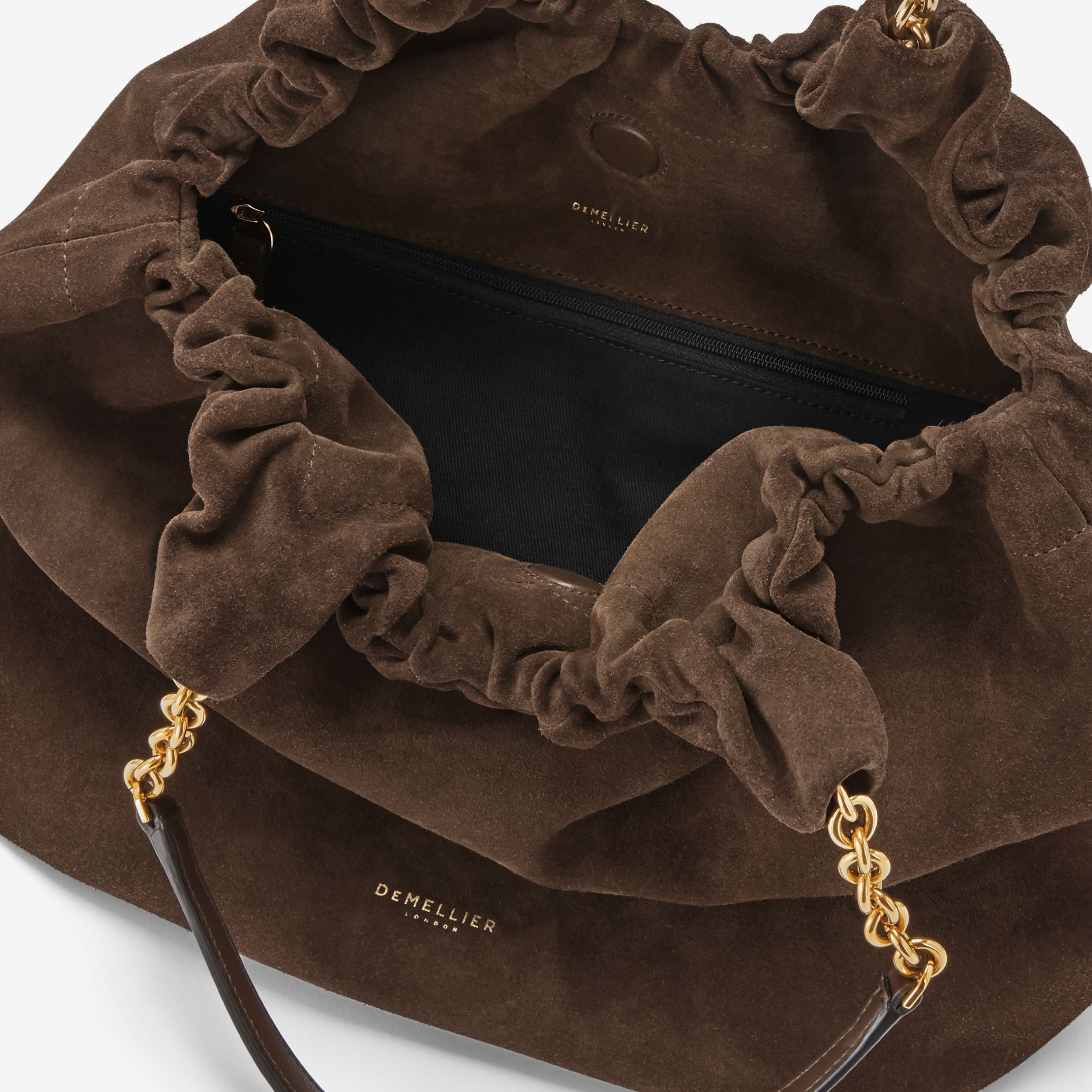 DeMellier The Miami mocha suede & mocha smooth