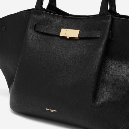 DeMellier The Midi New York black small grain