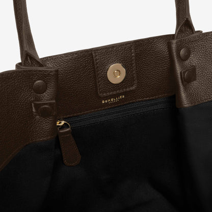 DeMellier The Midi New York mocha small grain