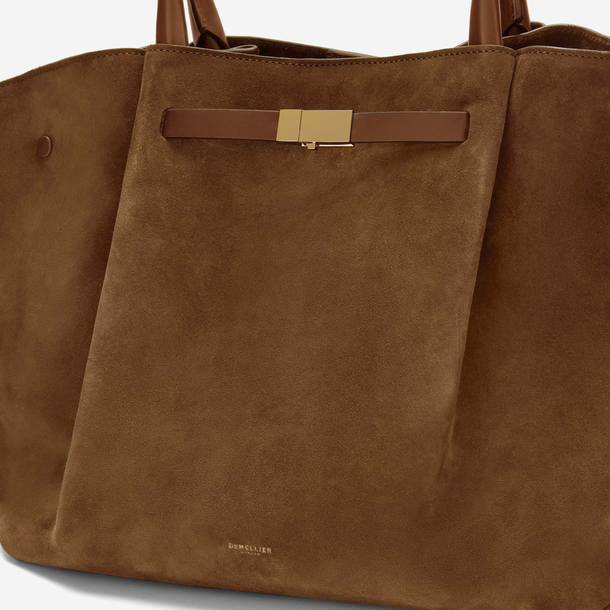 DeMellier The New York deep tan suede & tan smooth