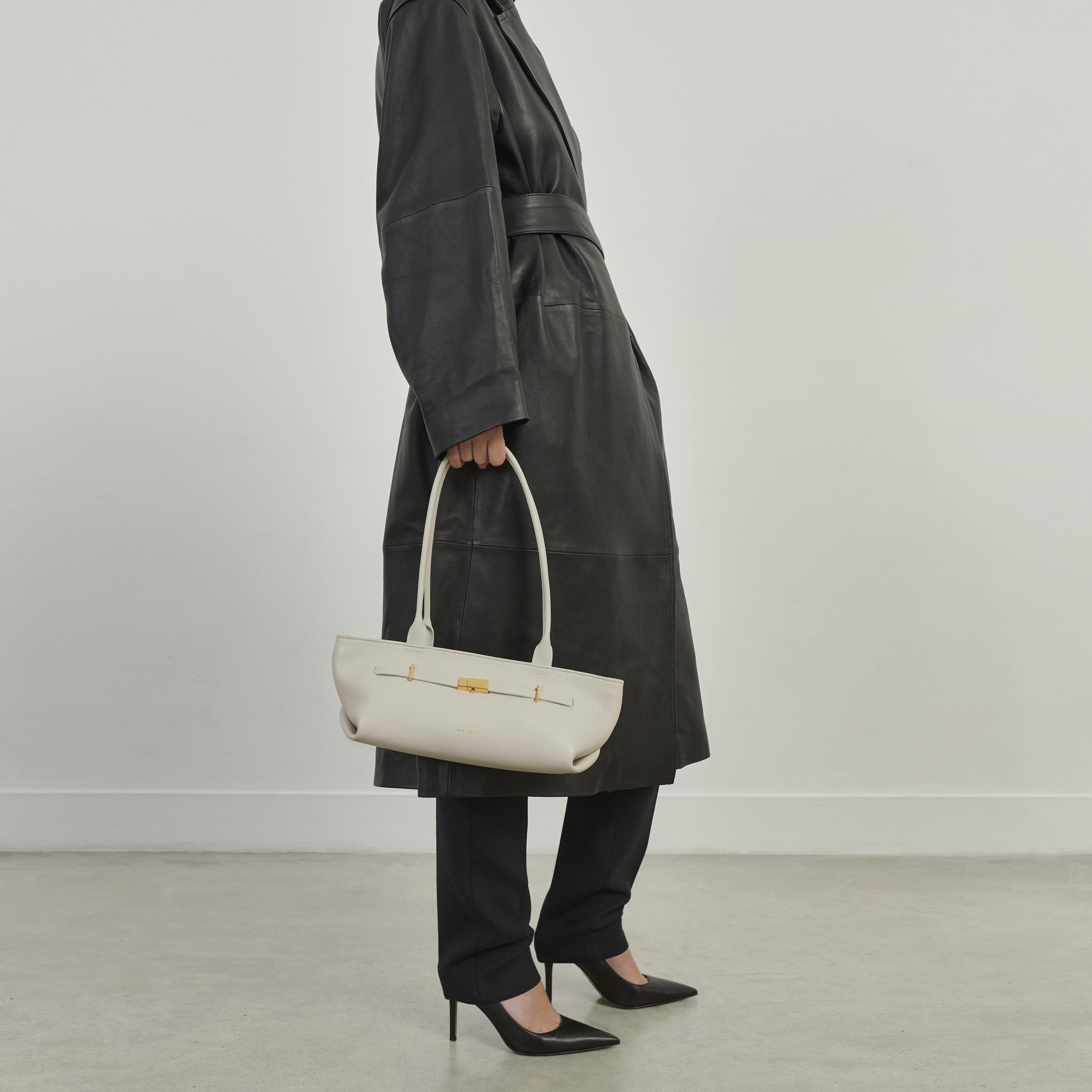 DeMellier The New York Shoulder off-white small grain