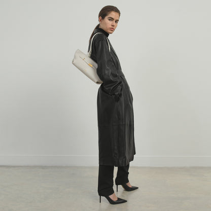 DeMellier The New York Shoulder off-white small grain