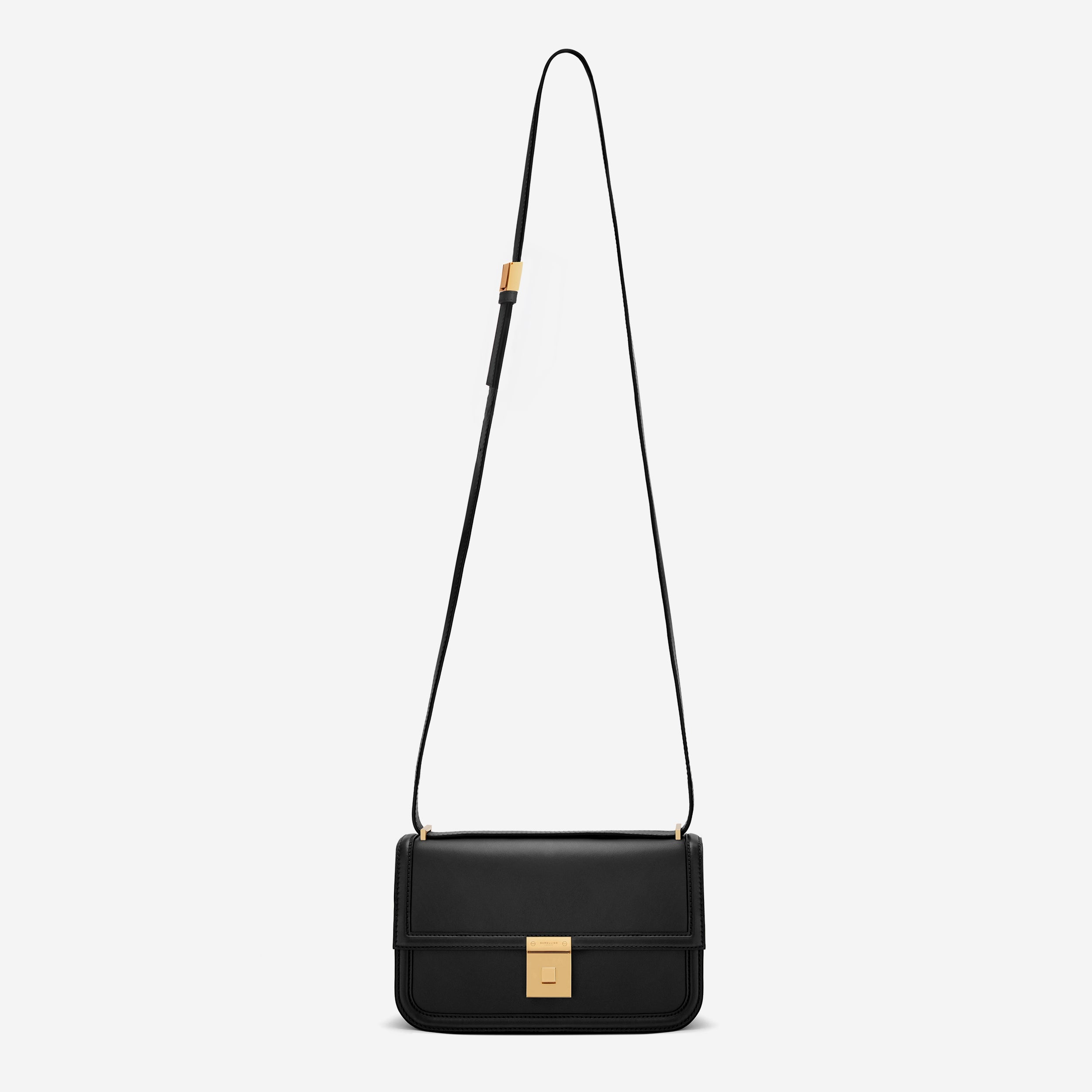 DeMellier The Paris Crossbody black smooth