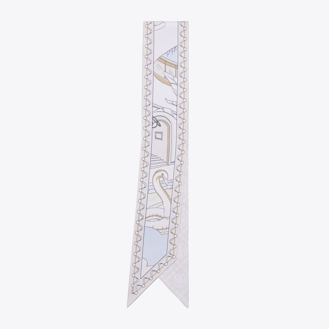 Tory Burch The Pool Ribbon Tie The Pool Neutral