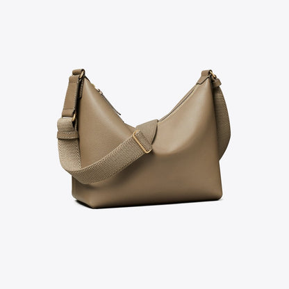 Tory Burch Thea Slouchy Crossbody Wild Mushroom