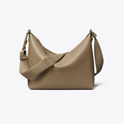 Tory Burch Thea Slouchy Crossbody Wild Mushroom