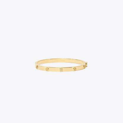 Tory Burch Thin Icon Hinge Bracelet Tory Gold