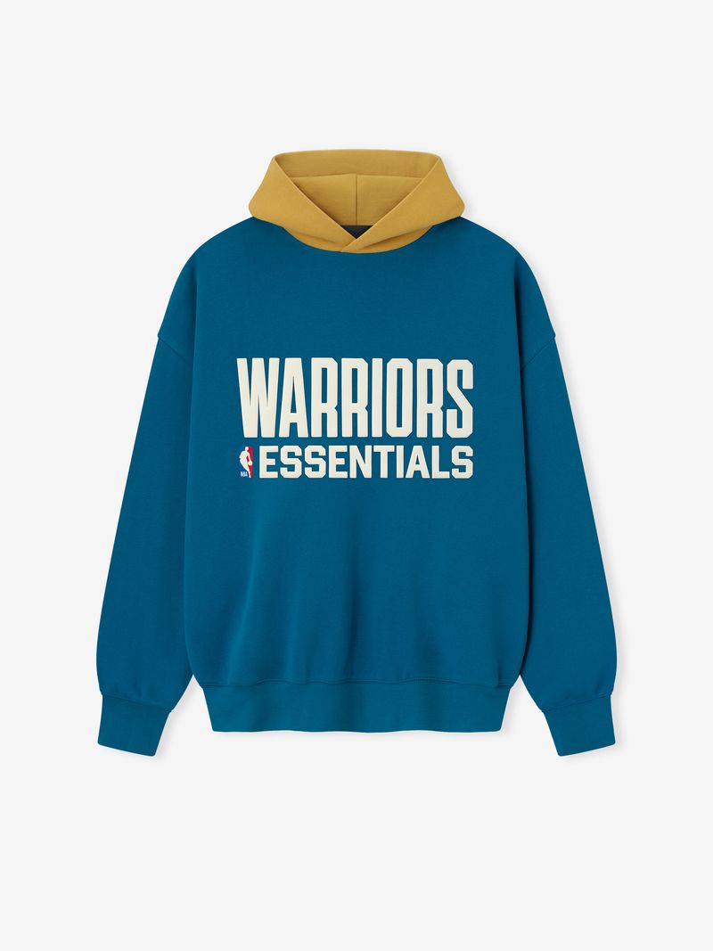 Essentials Warriors Sport Hoodie Blue Sapphire/ Canyon