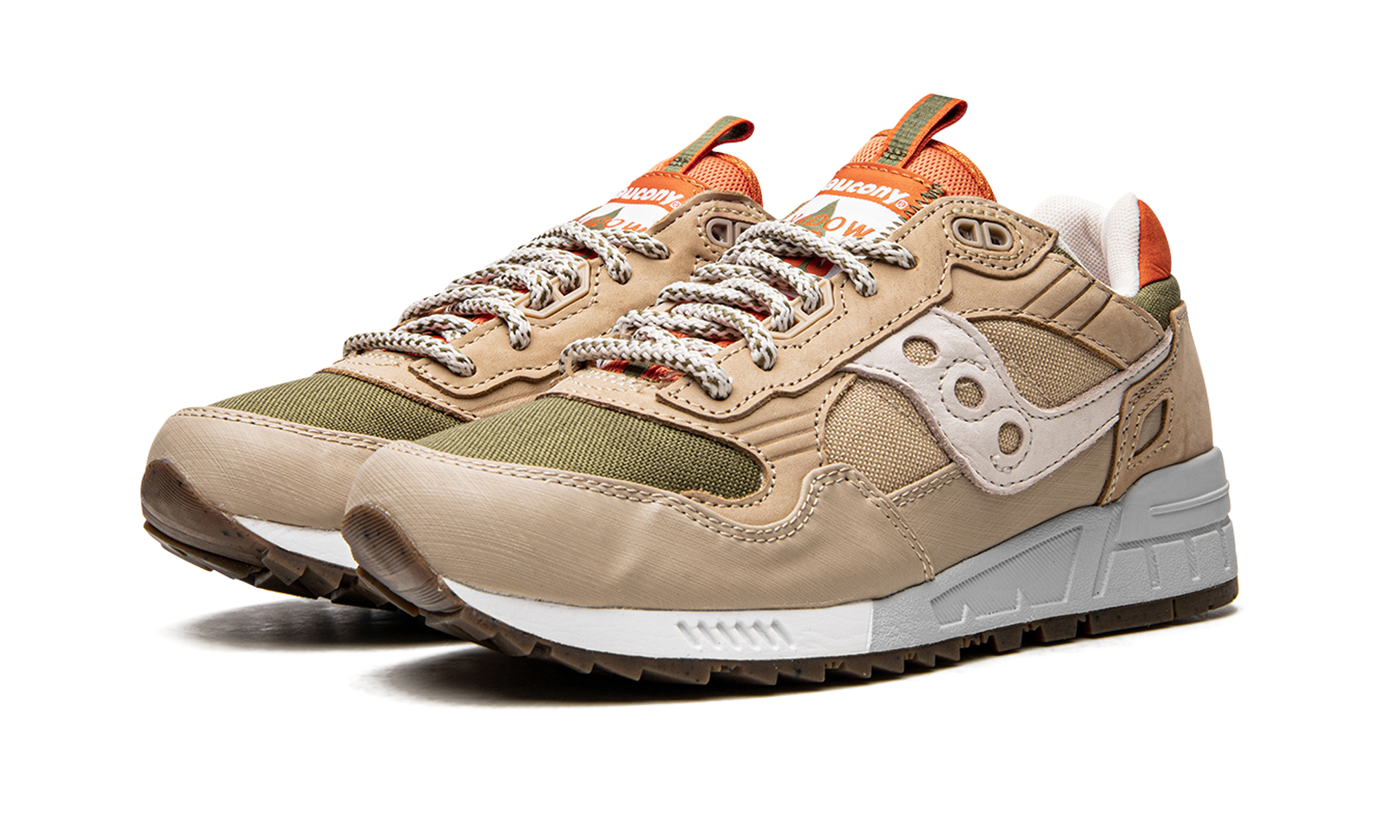 Saucony Shadow 5000 Khaki Orange Green