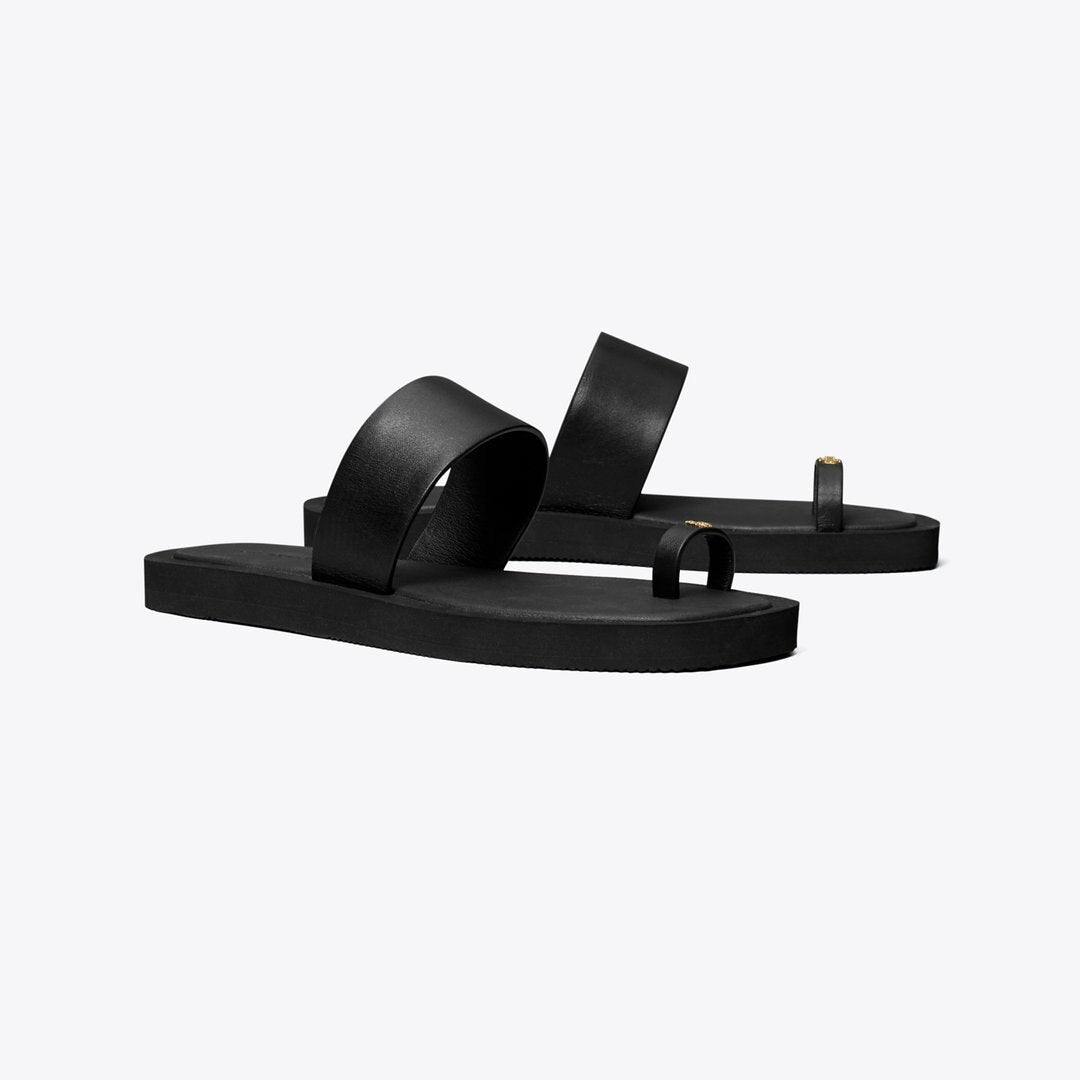 Tory Burch Toe Ring Slide PERFECT BLACK / PERFECT BLACK