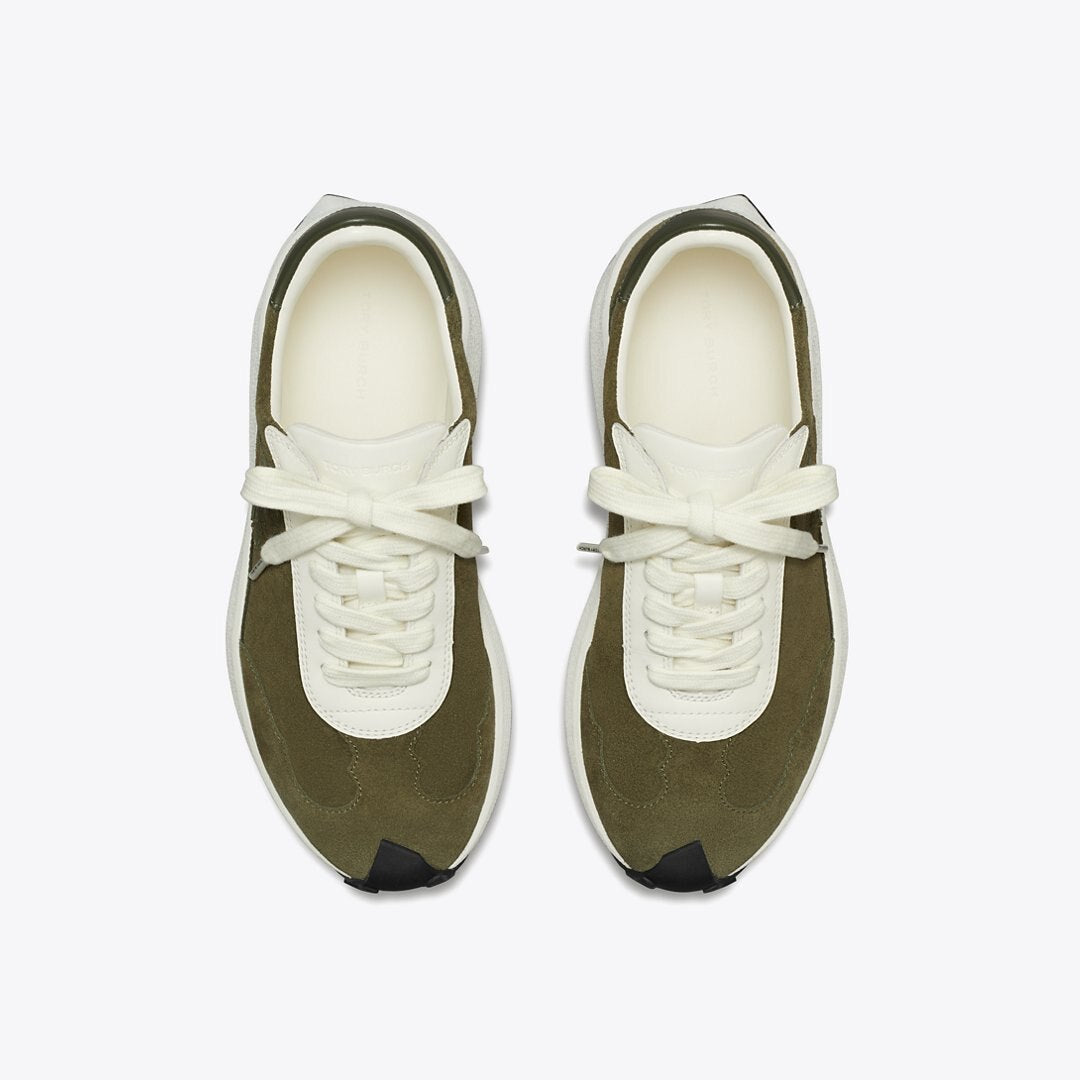 Tory Burch Tory Trainer Leccio / Leccio / Blanc