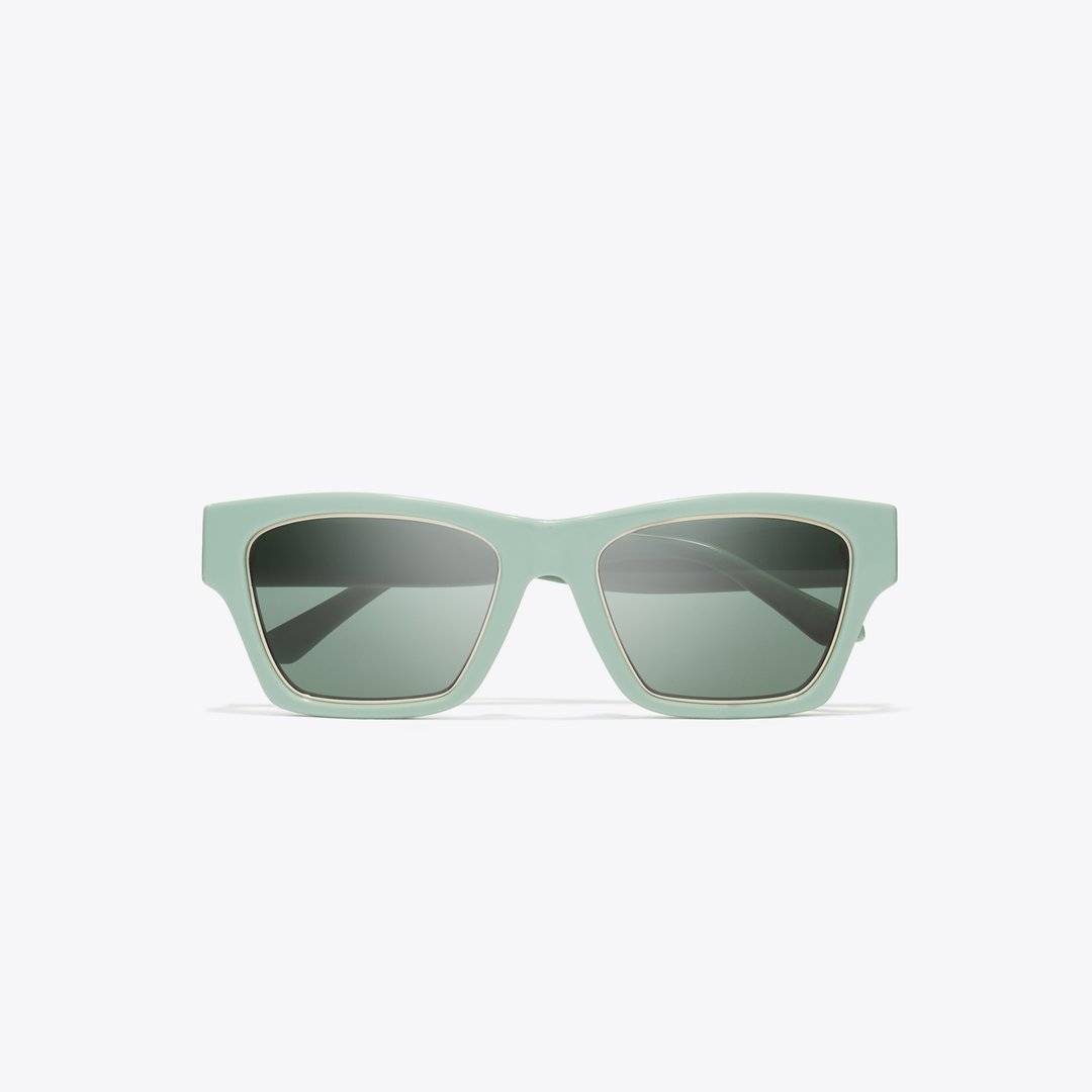 Tory Burch Trace Sunglasses PERFECT MINT/SOLID GREEN