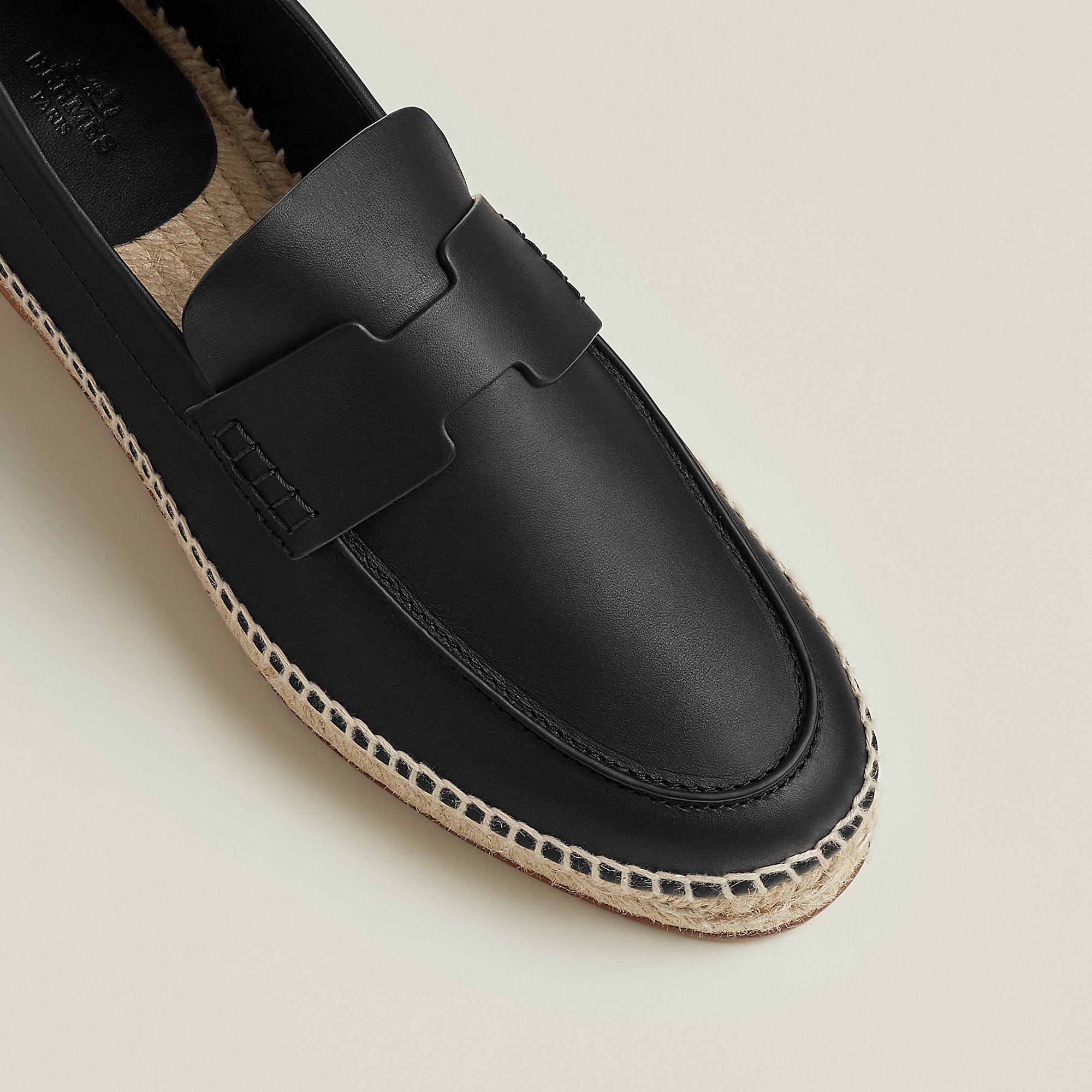  Hermes Trip Espadrille Noir