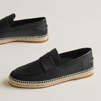  Hermes Trip Espadrille Noir