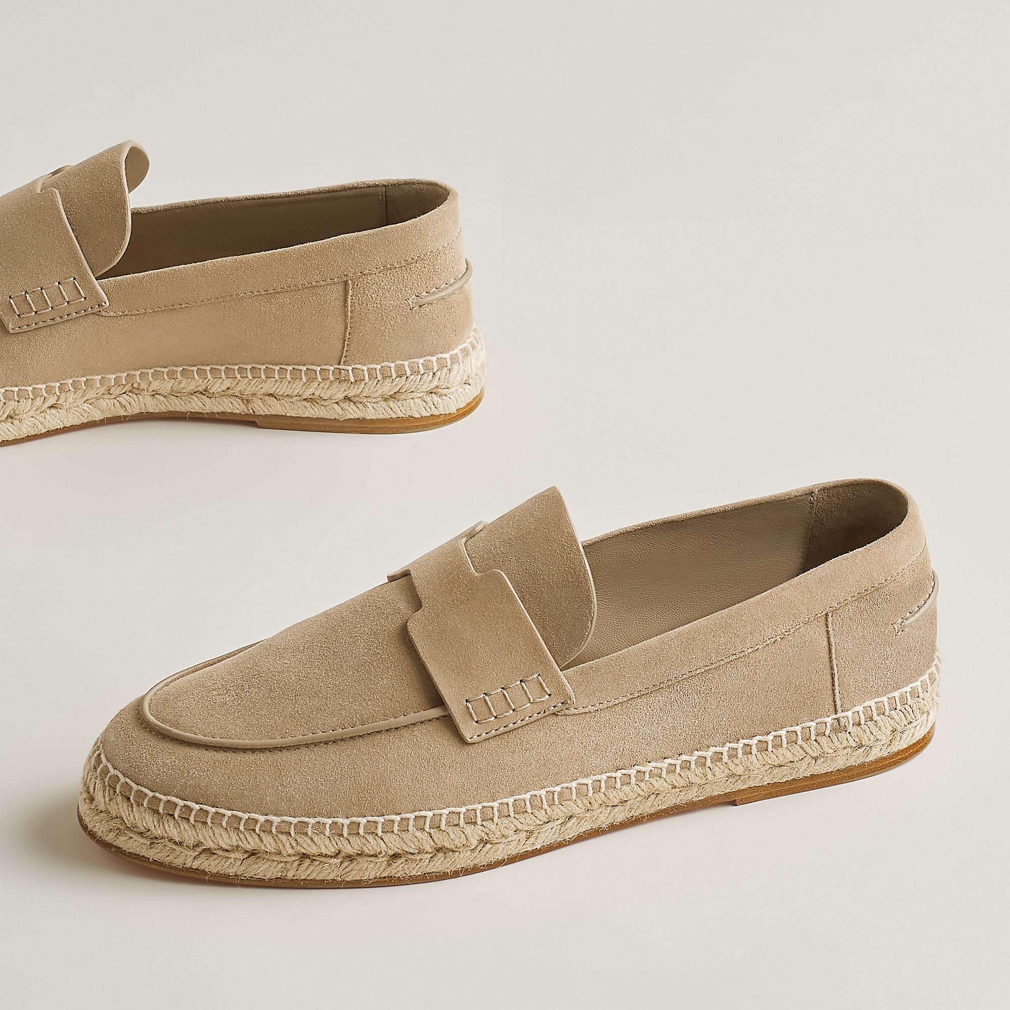  Hermes Trip Espadrille Beige Sable