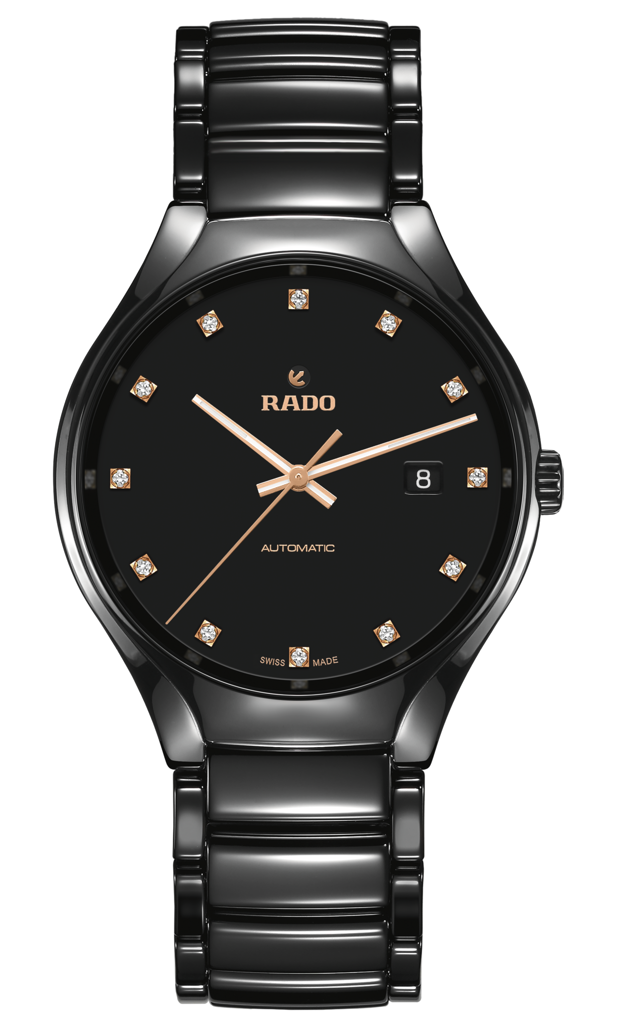 Seiko Rado True Round Automatic Diamonds Black r27056732