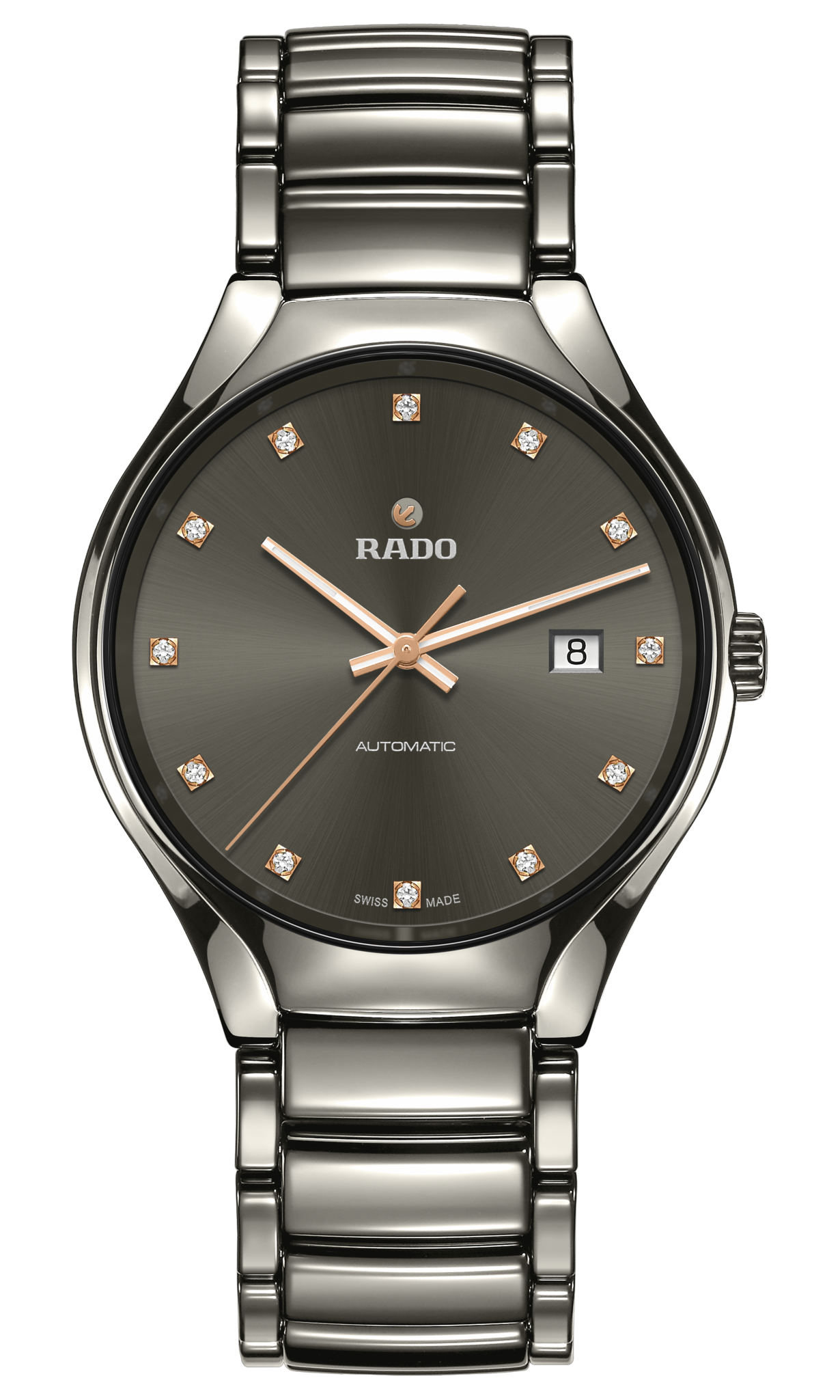 Seiko Rado True Round Automatic Diamonds Grey r27057732