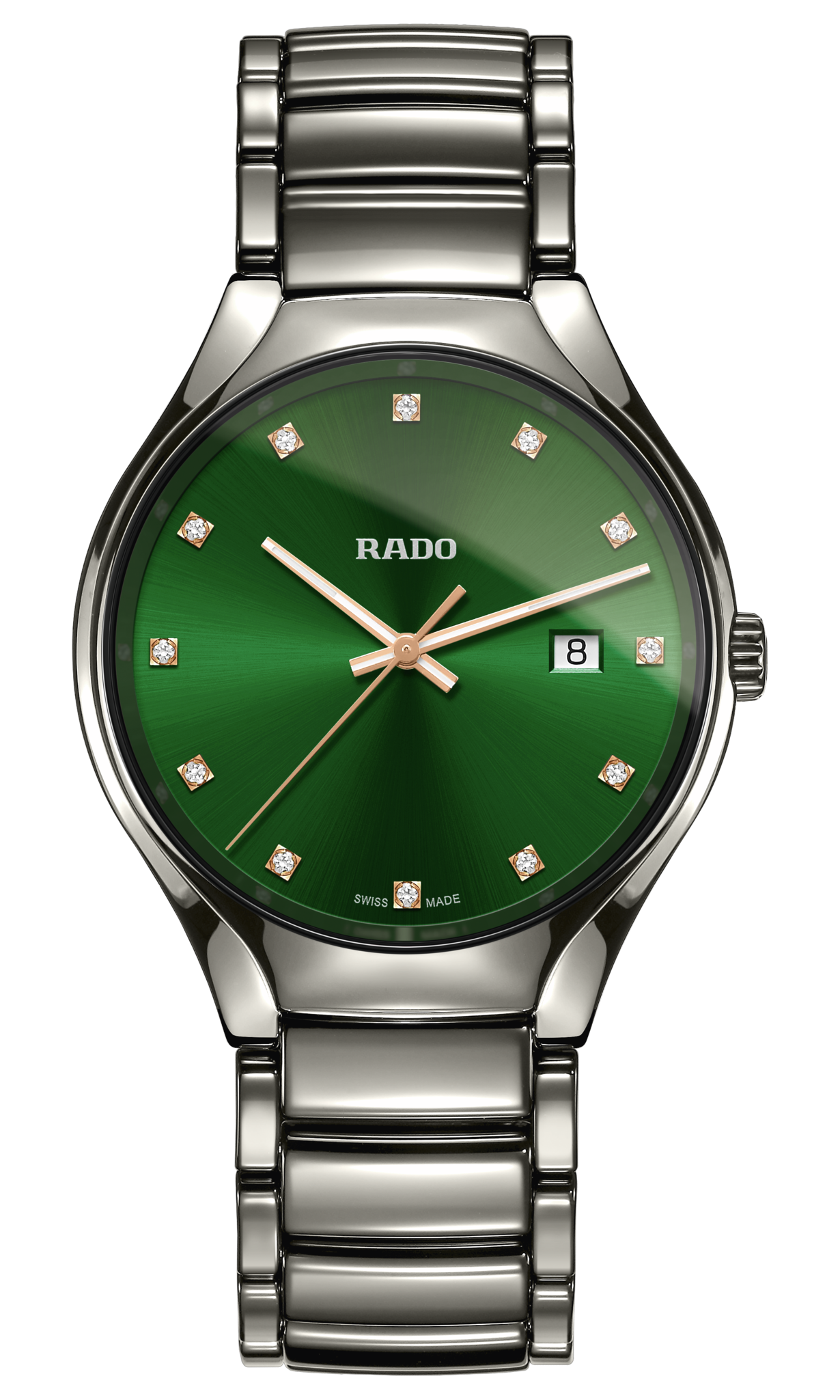 Seiko Rado True Round Diamonds Green r27239742