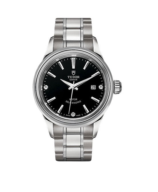 Tudor Automatic Black Dial With Diamond Dial Women's Watch