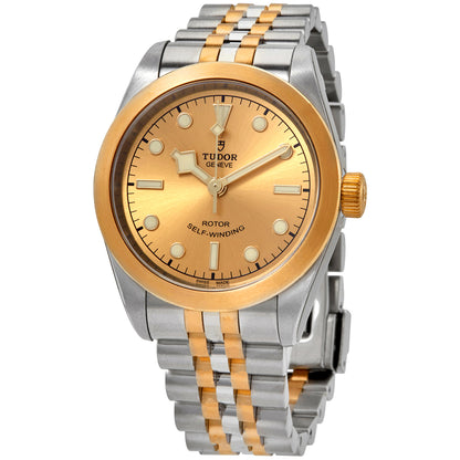 Tudor Black Bay 32 Automatic Champagne Dial Two-Tone Yellow Gold Women's Watch