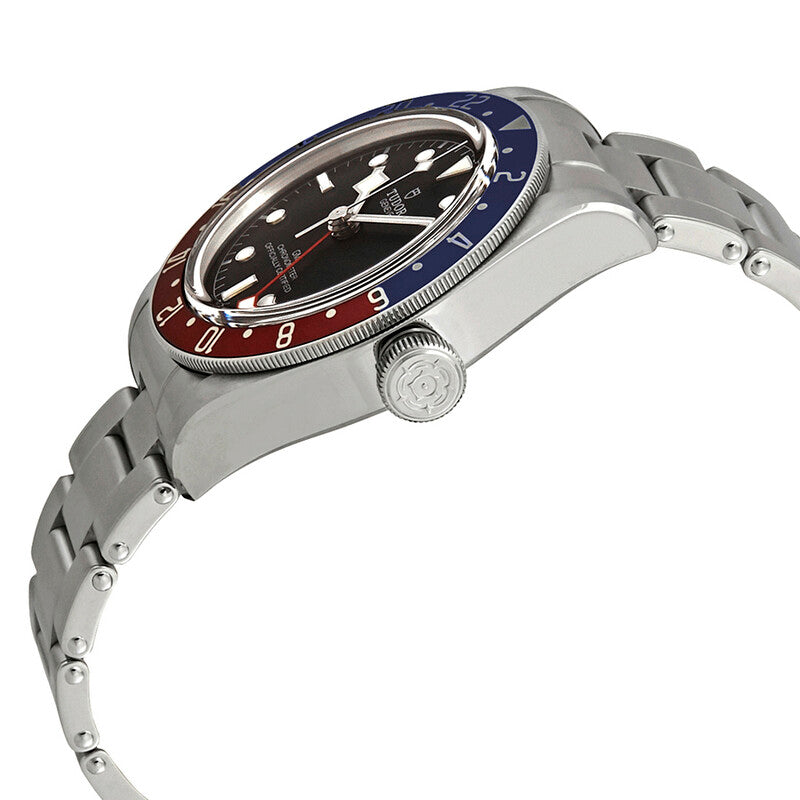 Tudor Black Bay Automatic Black Dial Mens Gmt Pepsi Bezel Watch 79830Rb-0001
