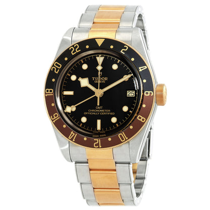 Tudor Black Bay Gmt S&G Automatic Chronometer Black Dial Mens Watch