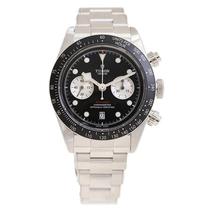 Tudor Black Bay Chrono Automatic Chronometer Black Dial Mens Watch