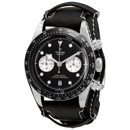 Tudor Black Bay Chrono Chronograph Automatic Chronometer Black Dial Mens Watch