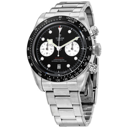 Tudor Black Bay Chrono Chronograph Automatic Chronometer Black "Panda" Dial Mens Watch