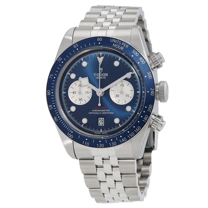 Tudor Black Bay Chrono Chronograph Blue Dial Mens Watch