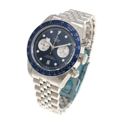 Tudor Black Bay Chrono Chronograph Blue Dial Mens Watch